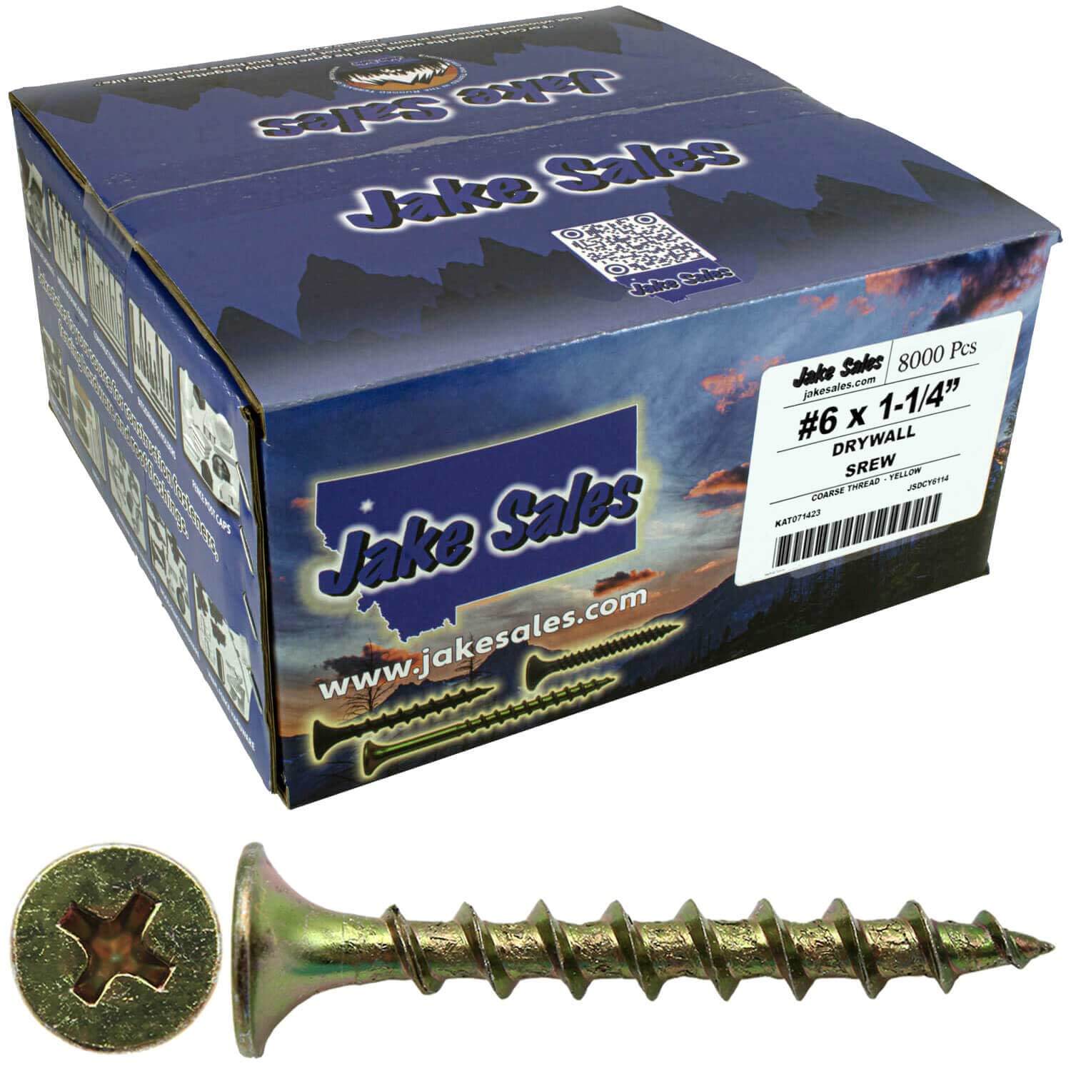 Yellow Zinc Coarse Thread Drywall, Gypsum board, Sheetrock, Plasterboard Screws. Use for all purpose wood screws - Image 8