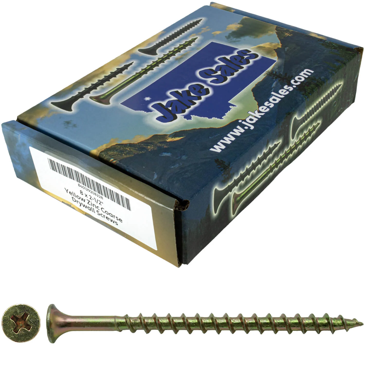 Yellow Zinc Coarse Thread Drywall, Gypsum board, Sheetrock, Plasterboard Screws. Use for all purpose wood screws - Image 83