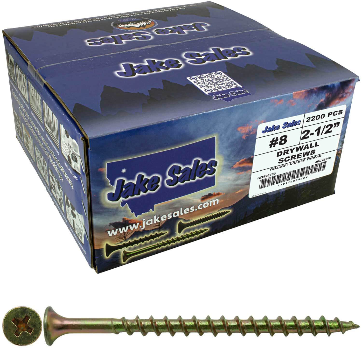 Yellow Zinc Coarse Thread Drywall, Gypsum board, Sheetrock, Plasterboard Screws. Use for all purpose wood screws - Image 98